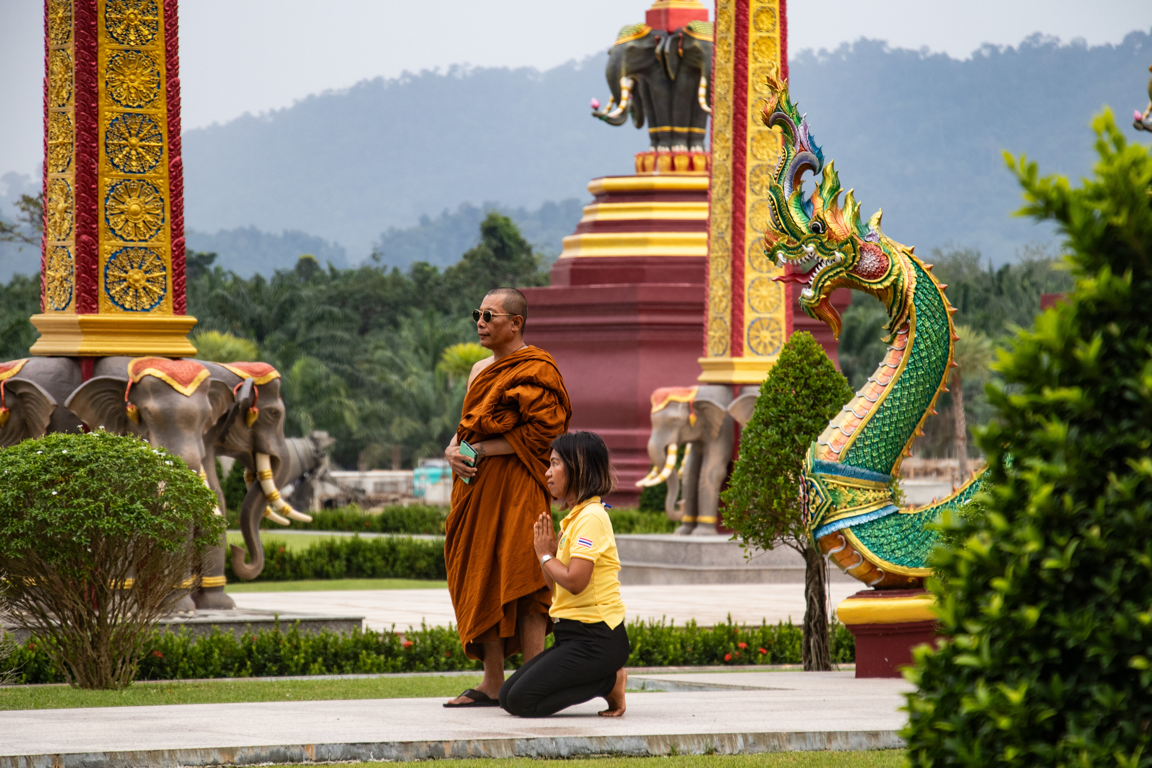 Templo Wat Ban Rai (Templo del Elefante), Nakhon Ratchasima, Tailandia