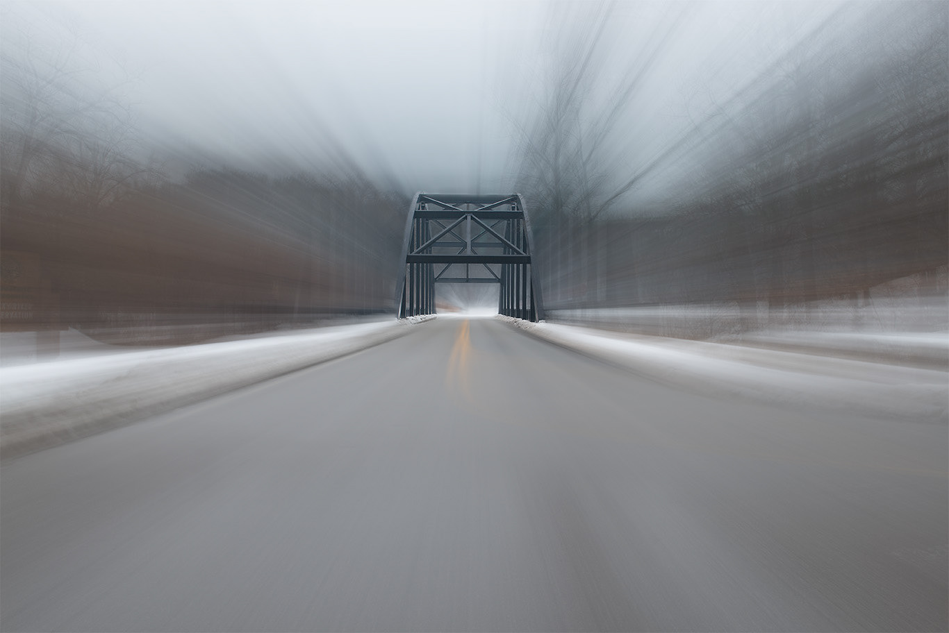 Bridge Spanning Rocky River OH
