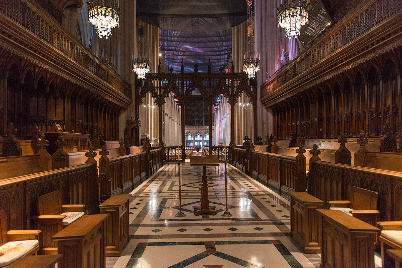 National Cathedral Grand Hallway WA DC