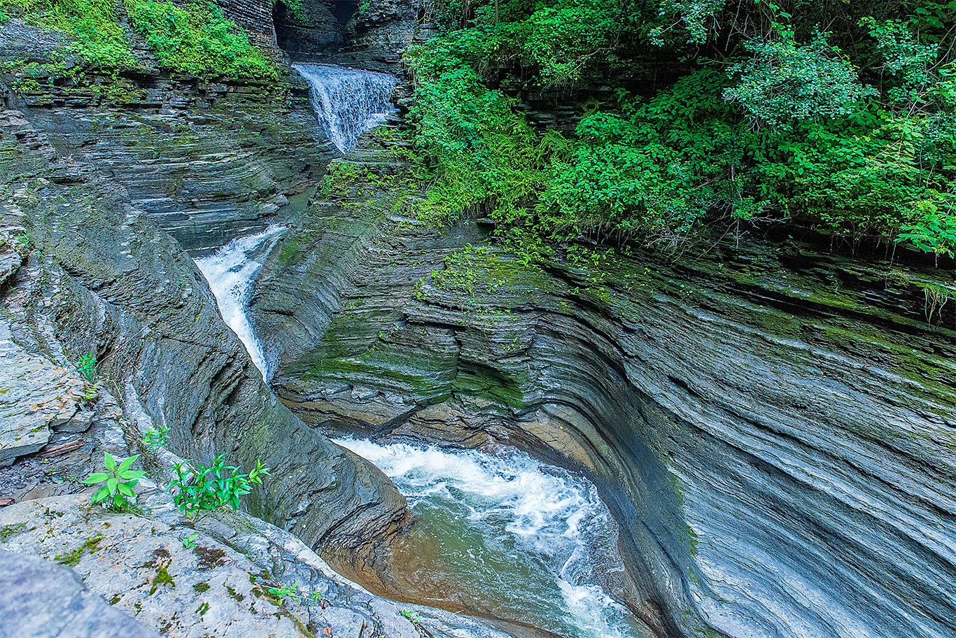 Middle Falls Watkins Glen Gorge NY