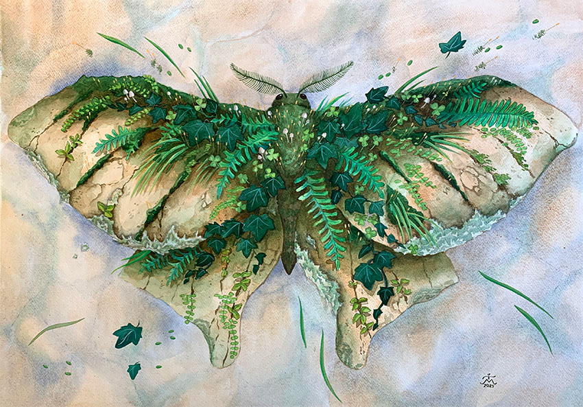 Valloittaja - Conqueror, 72 x 52 cm, 2025