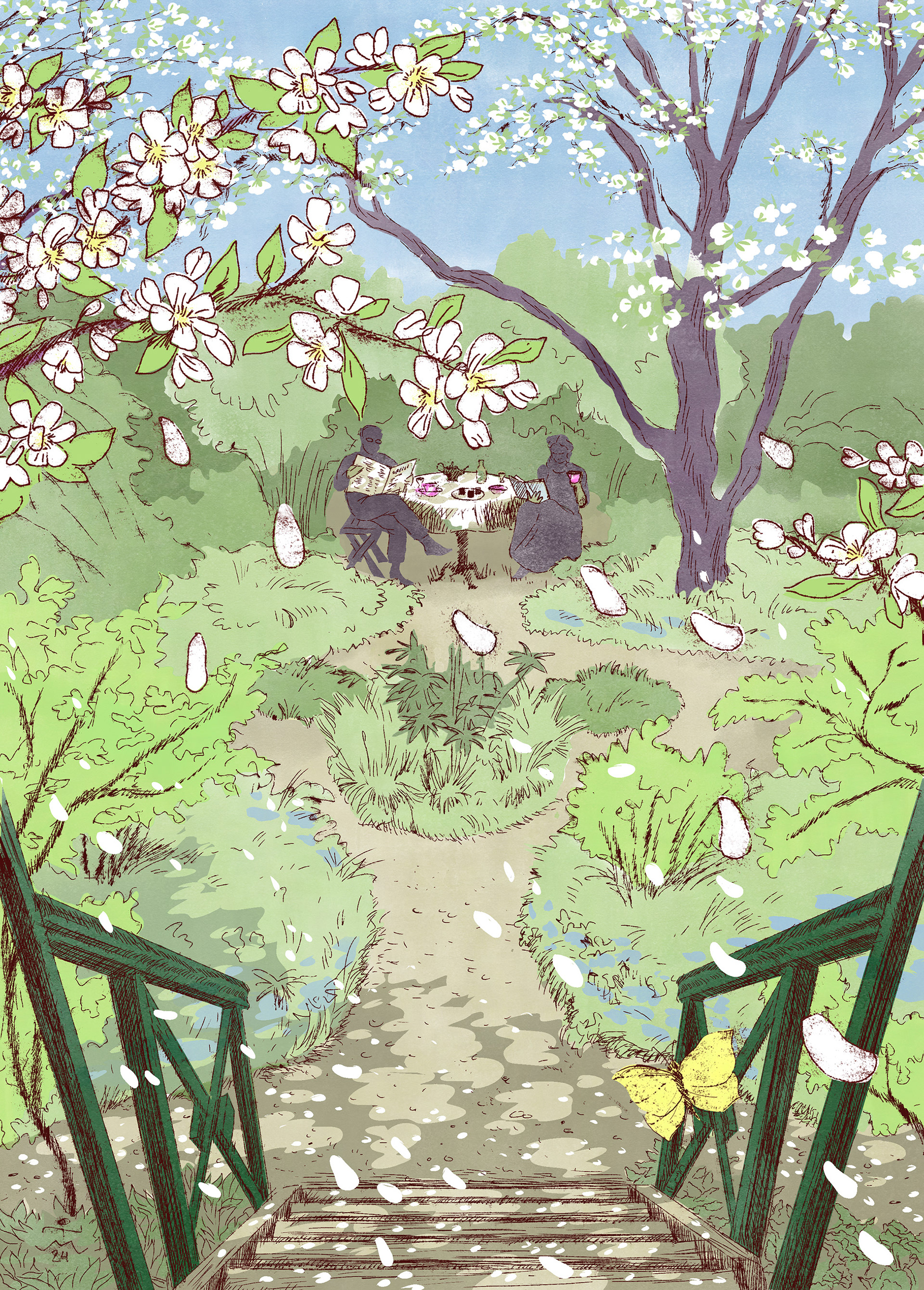 Five o´clock tea in the garden