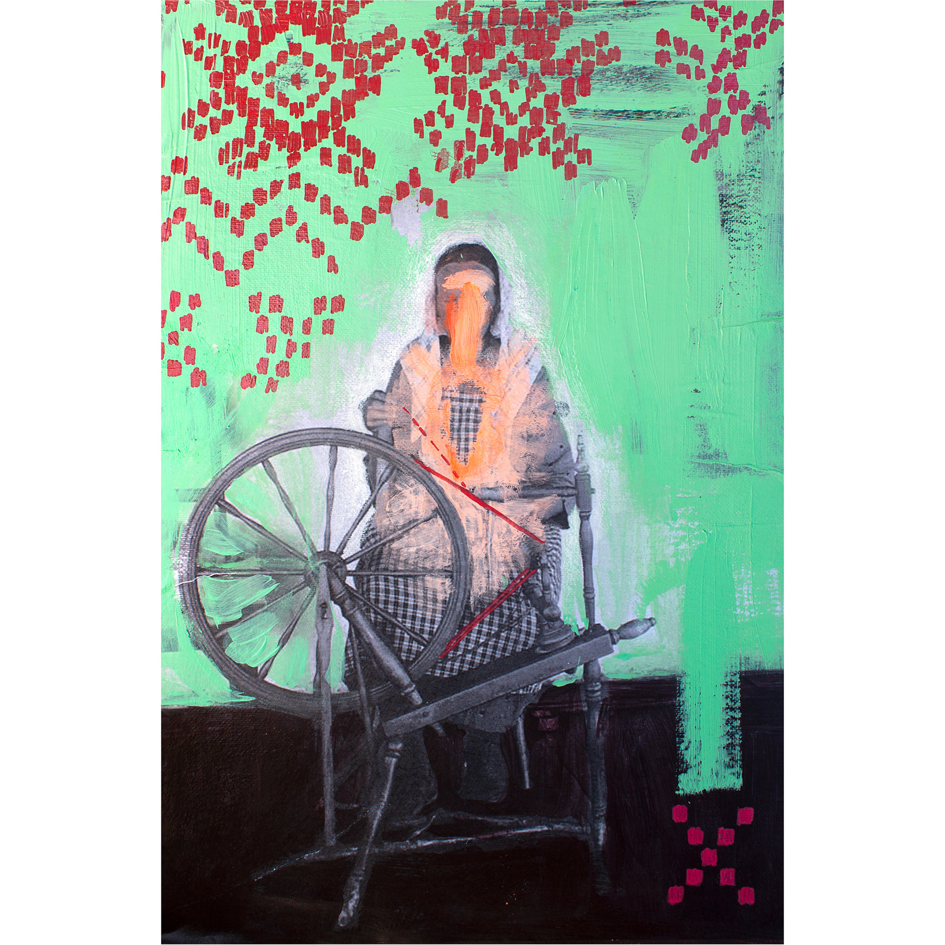 Marian ilmestys, pohjakuva: Pielisen museo