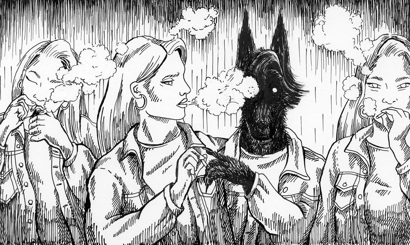 Detail, teenage years