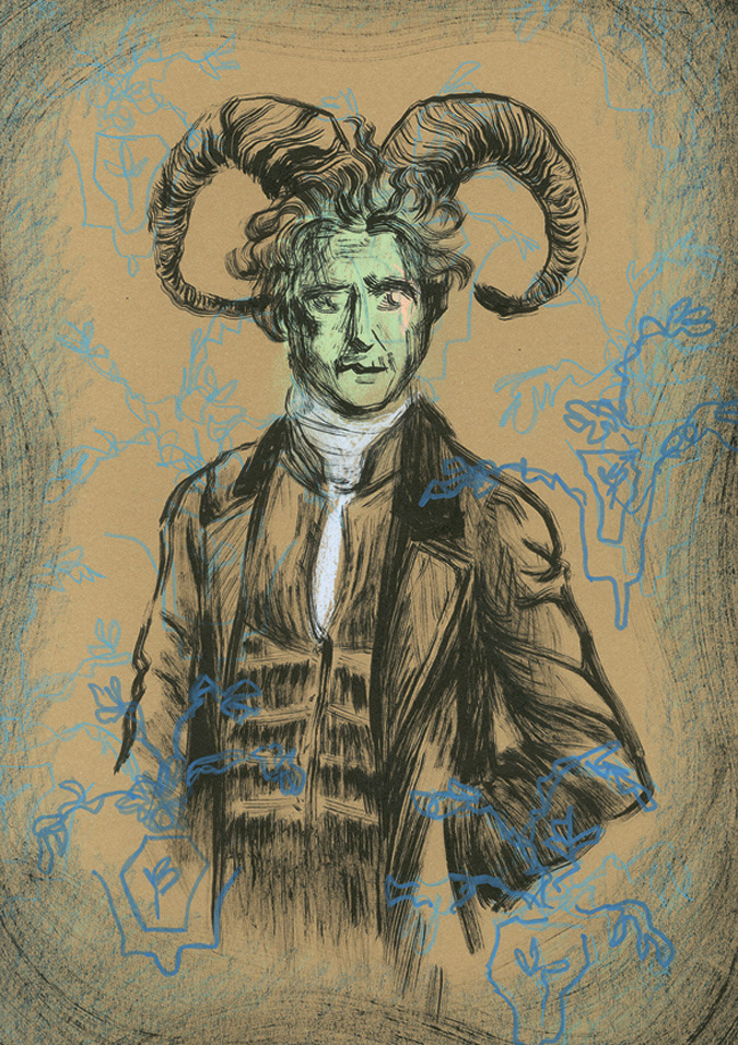 Edmund, 2024, mixed media, 29,7 x 42 cm