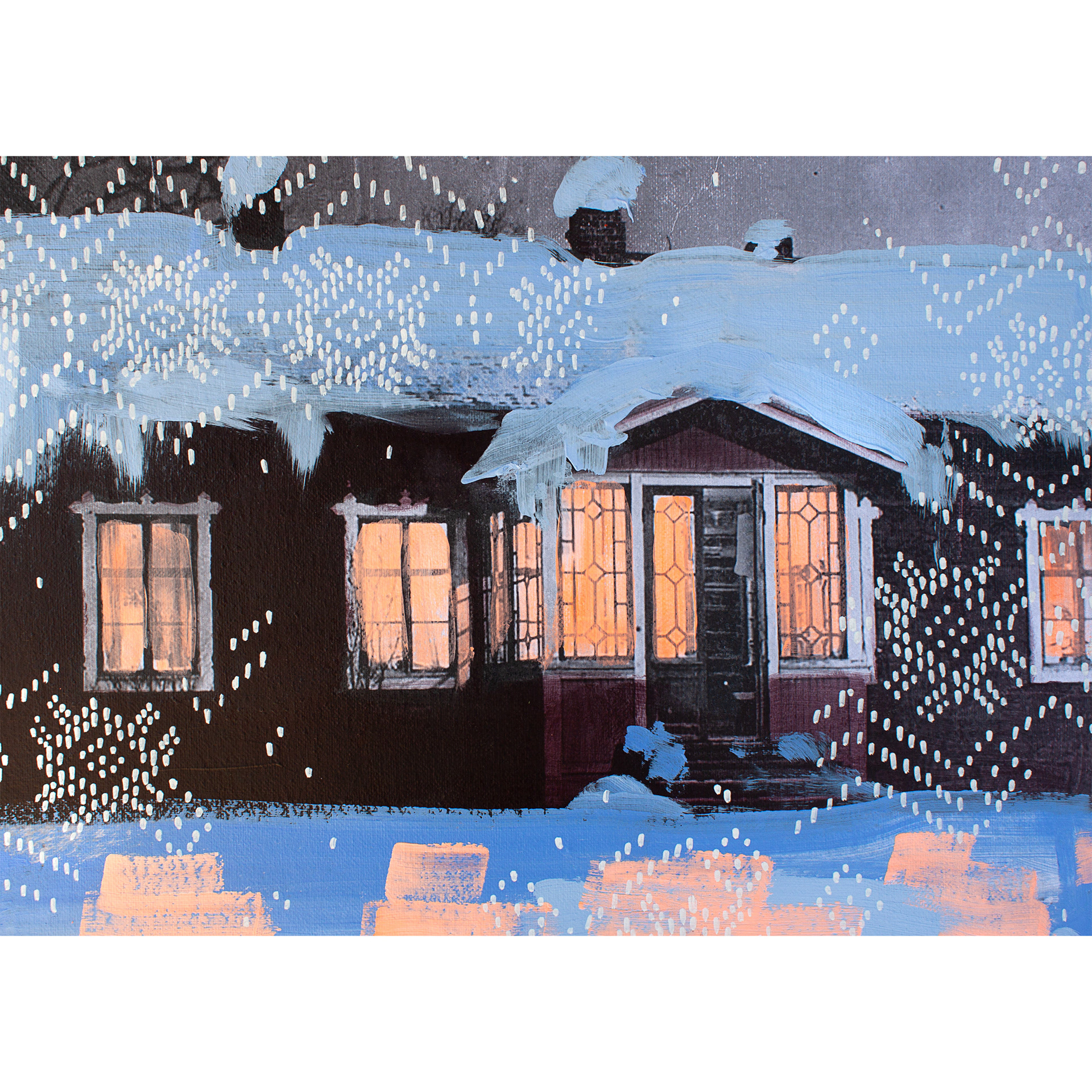 Aattoilta, pohjakuva: Armas Siukonen, Poikilo museot