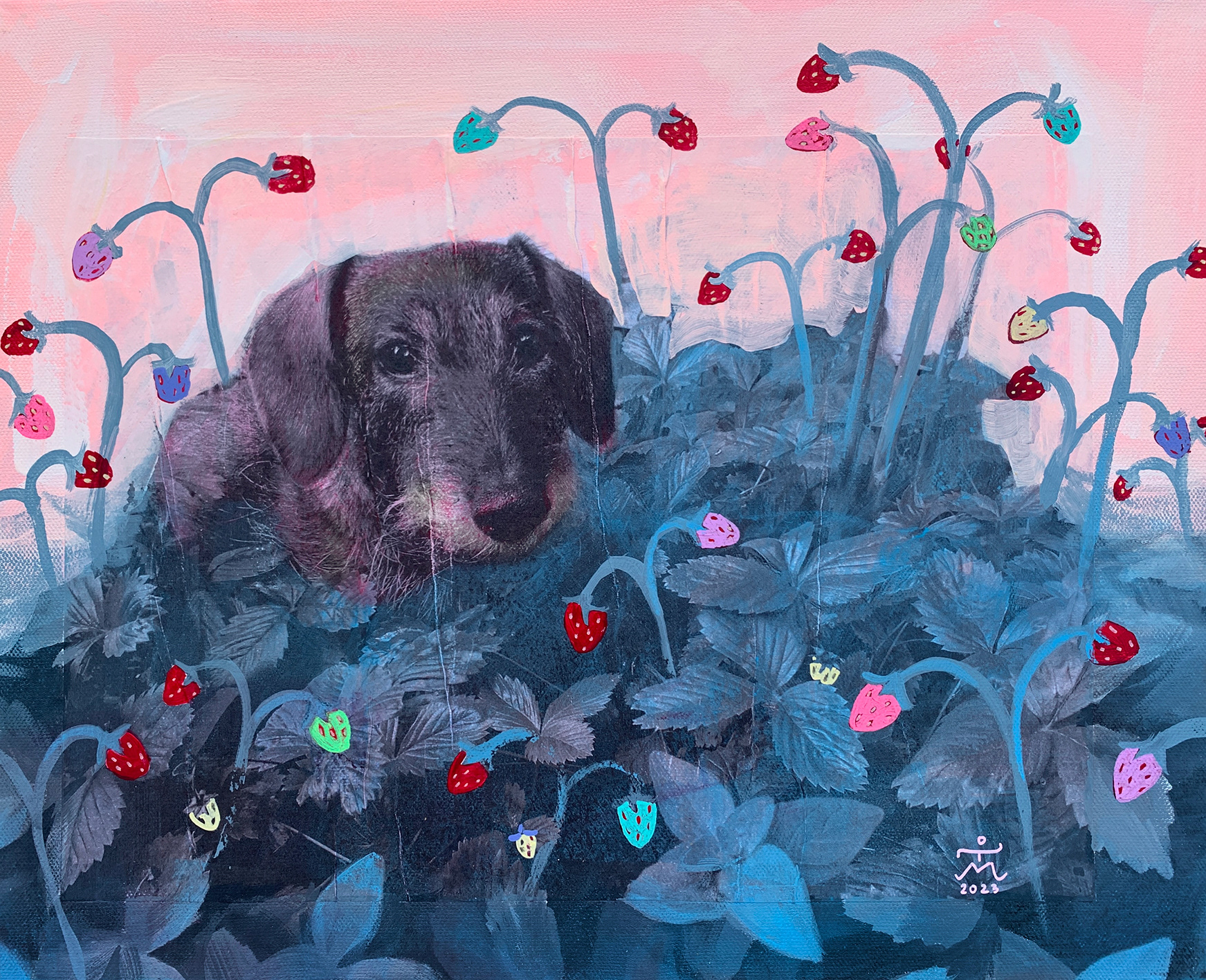 Taikamansikat - Magical Strawberries, 33 x 41 cm, 2023