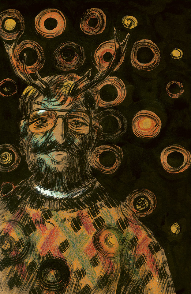 Reino, 2024, mixed media, 12 x 18 cm