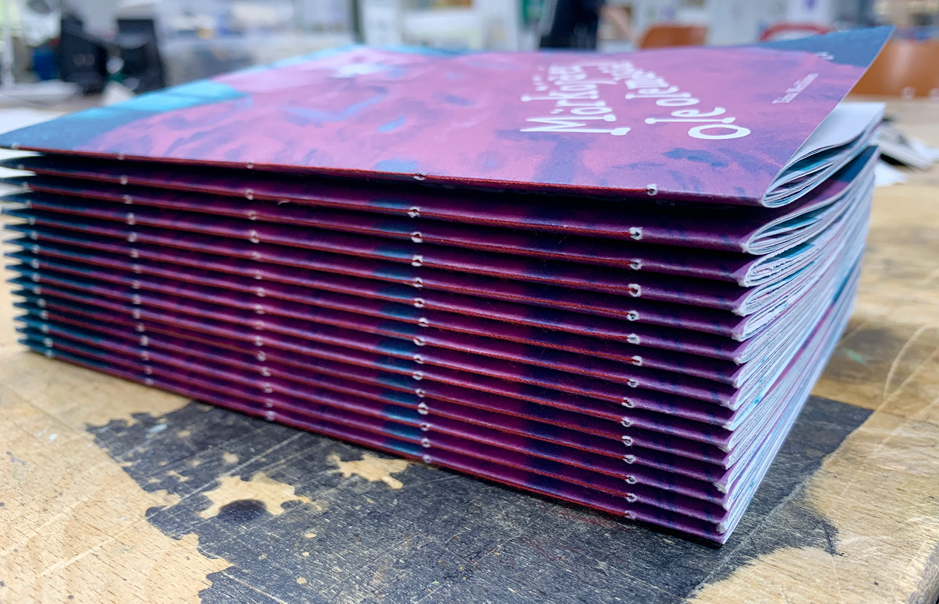 Hand sewn booklets