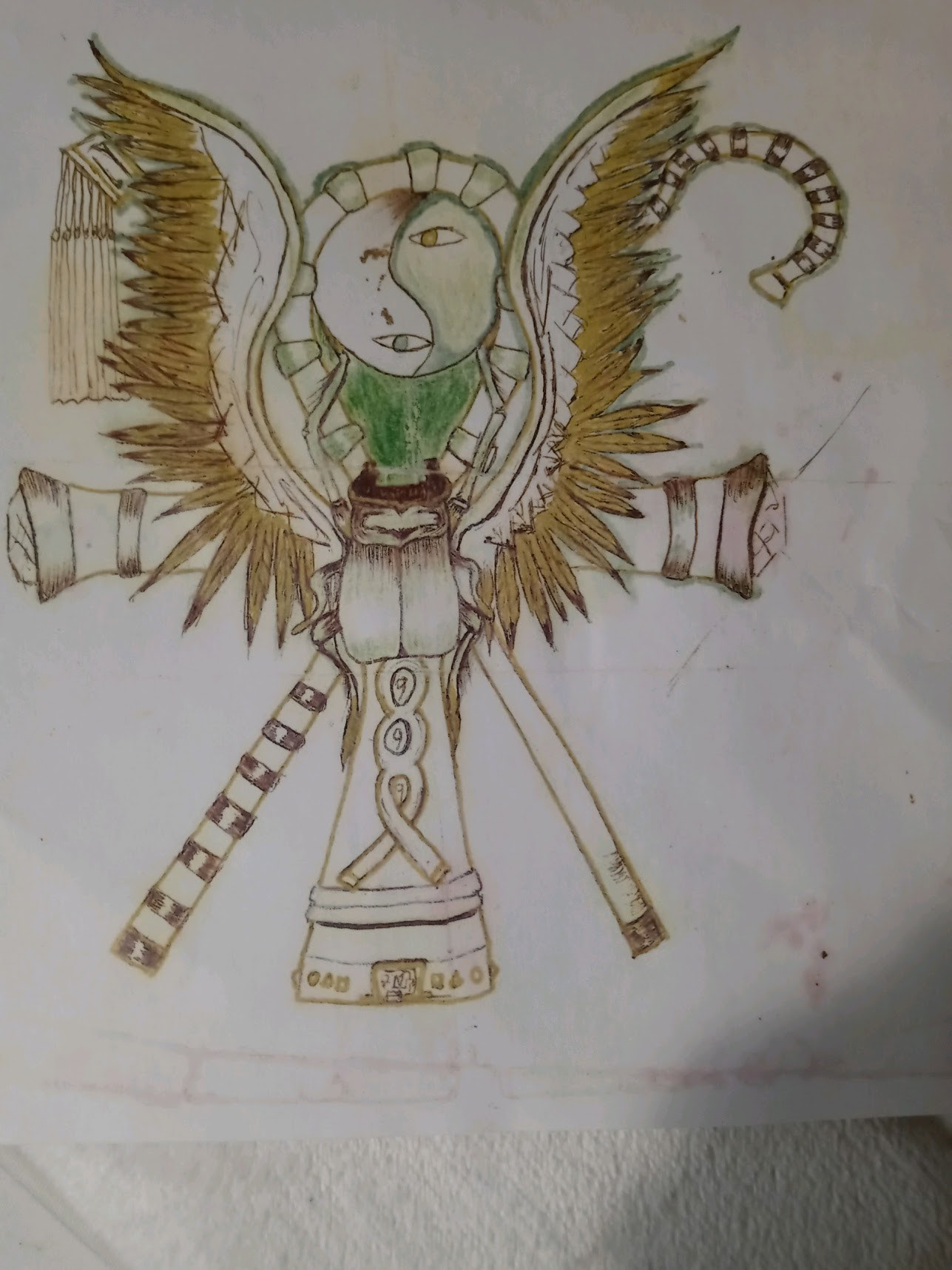 The client's drawing (BEFORE)