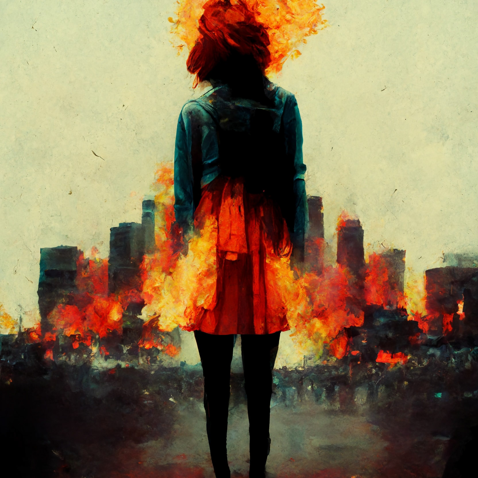 Girl on fire