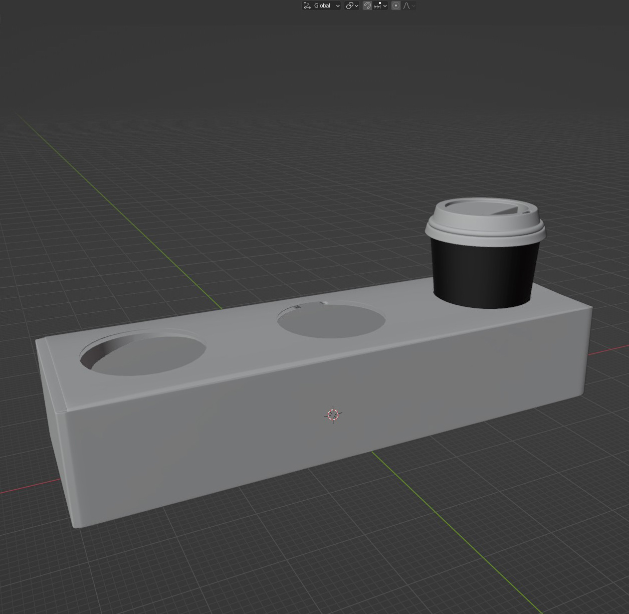 Modeled in Blender