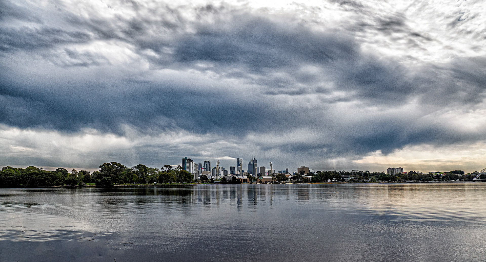 Perth acroos the Swan River