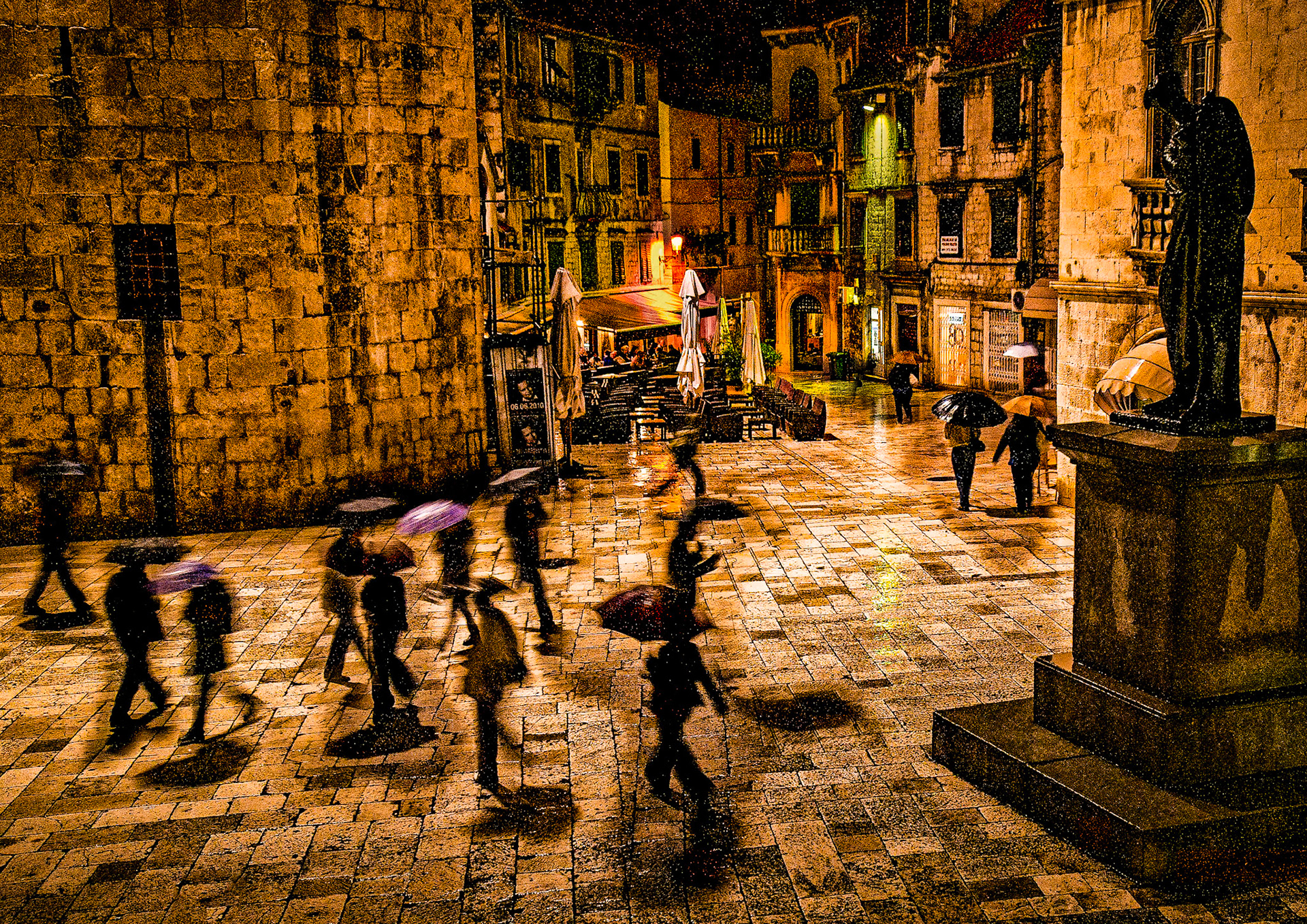 Rainy Night in Croatia