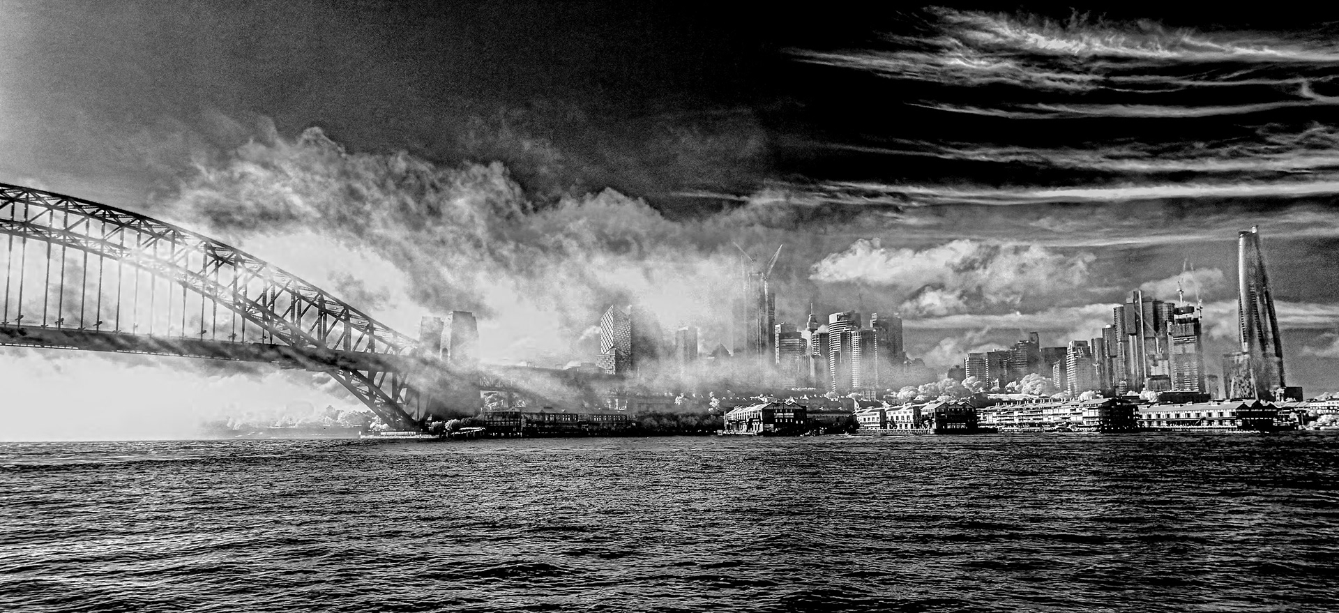 Fog on Sydney Harbour