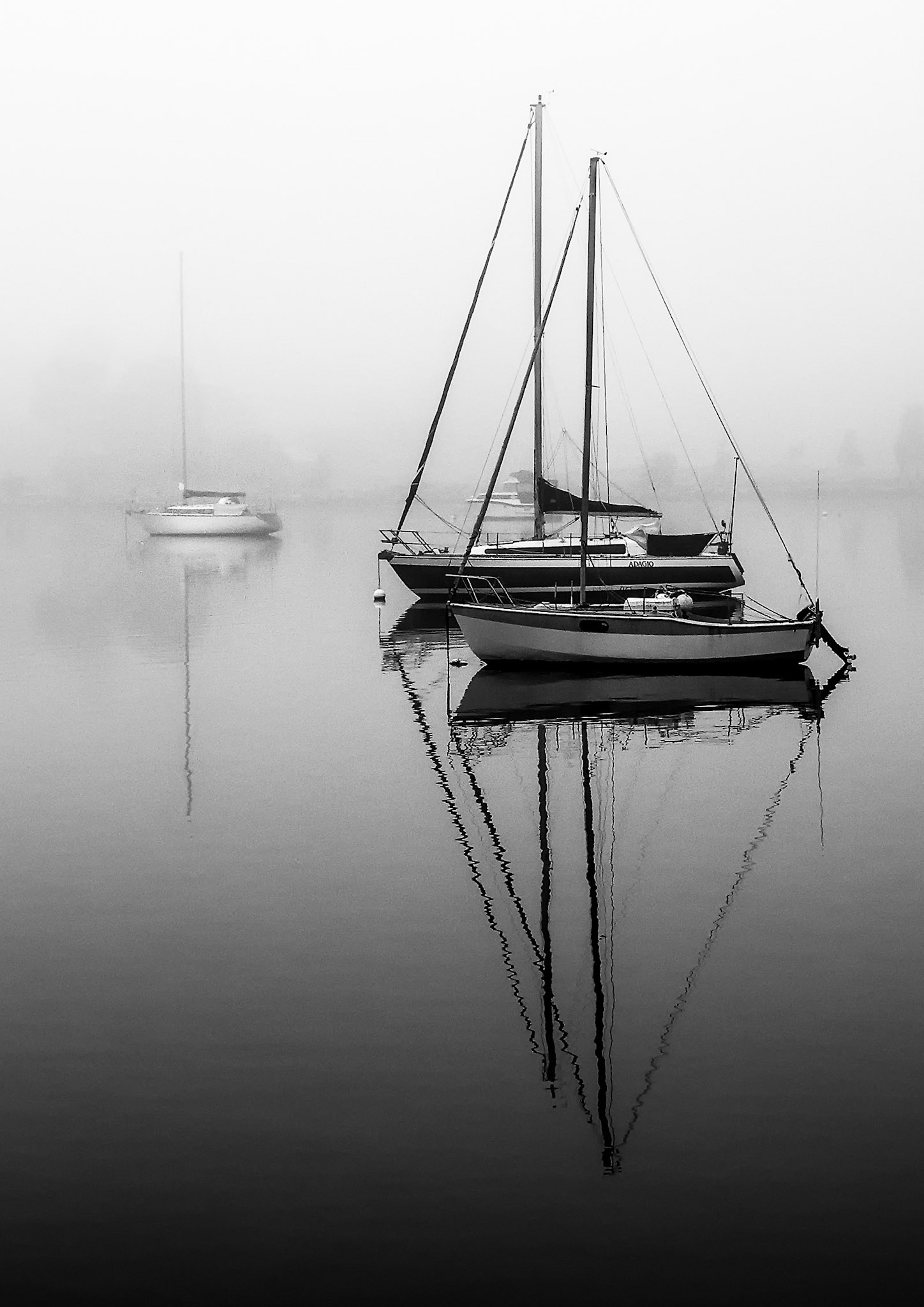 Winter Morning - the Derwent River, Hobart, Tasmania