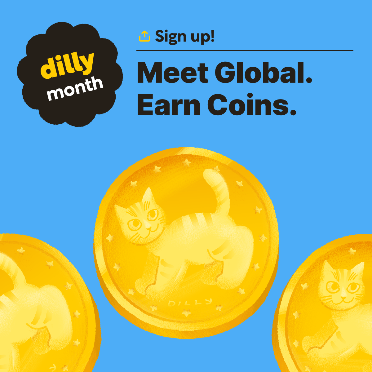 Dillyhub: dilly month event post