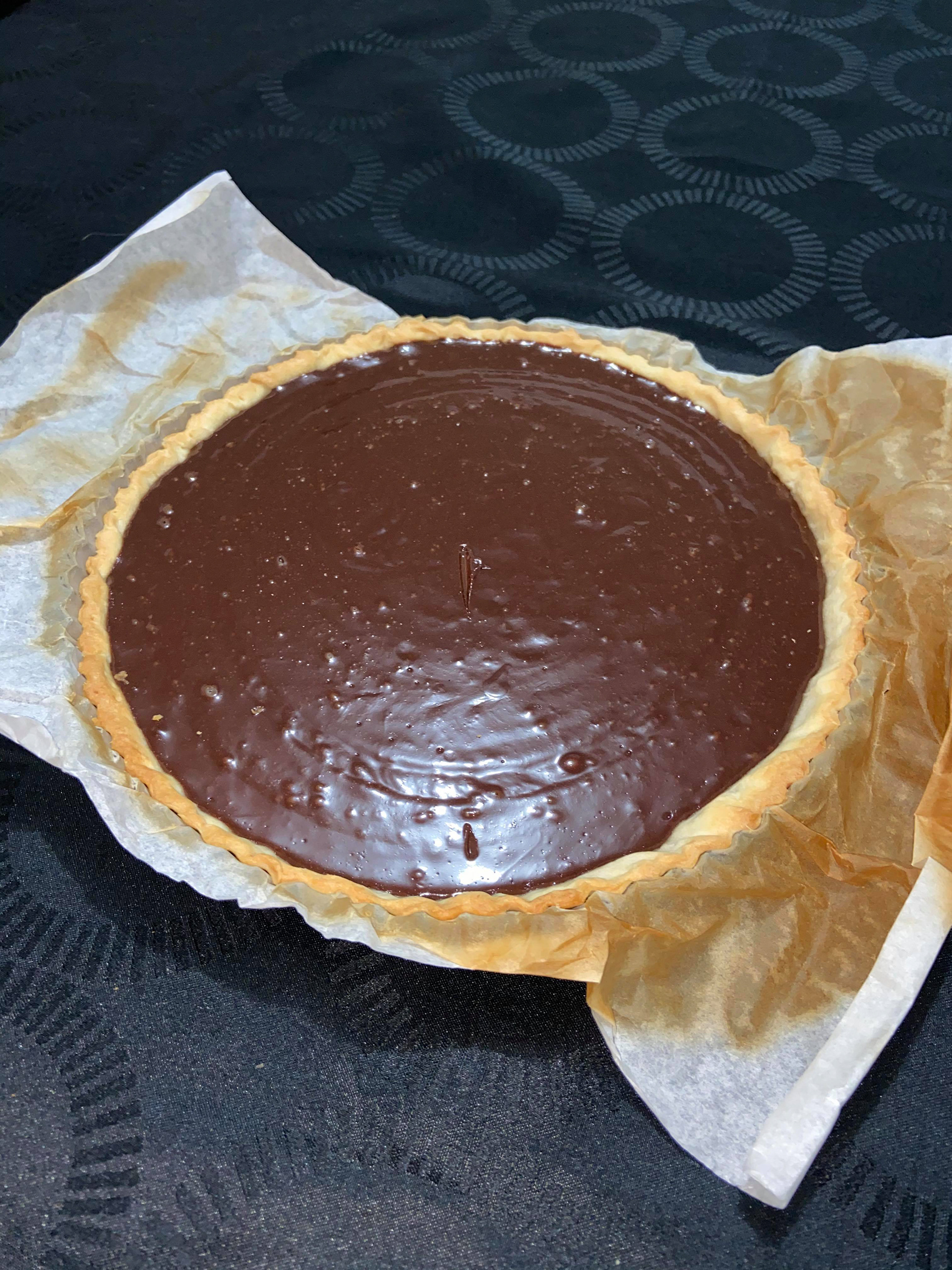 Tarte au chocolat 100% maison ! 😁