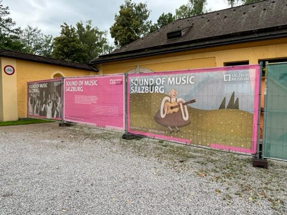 ADVERTISING BANNER IN SALZBURG