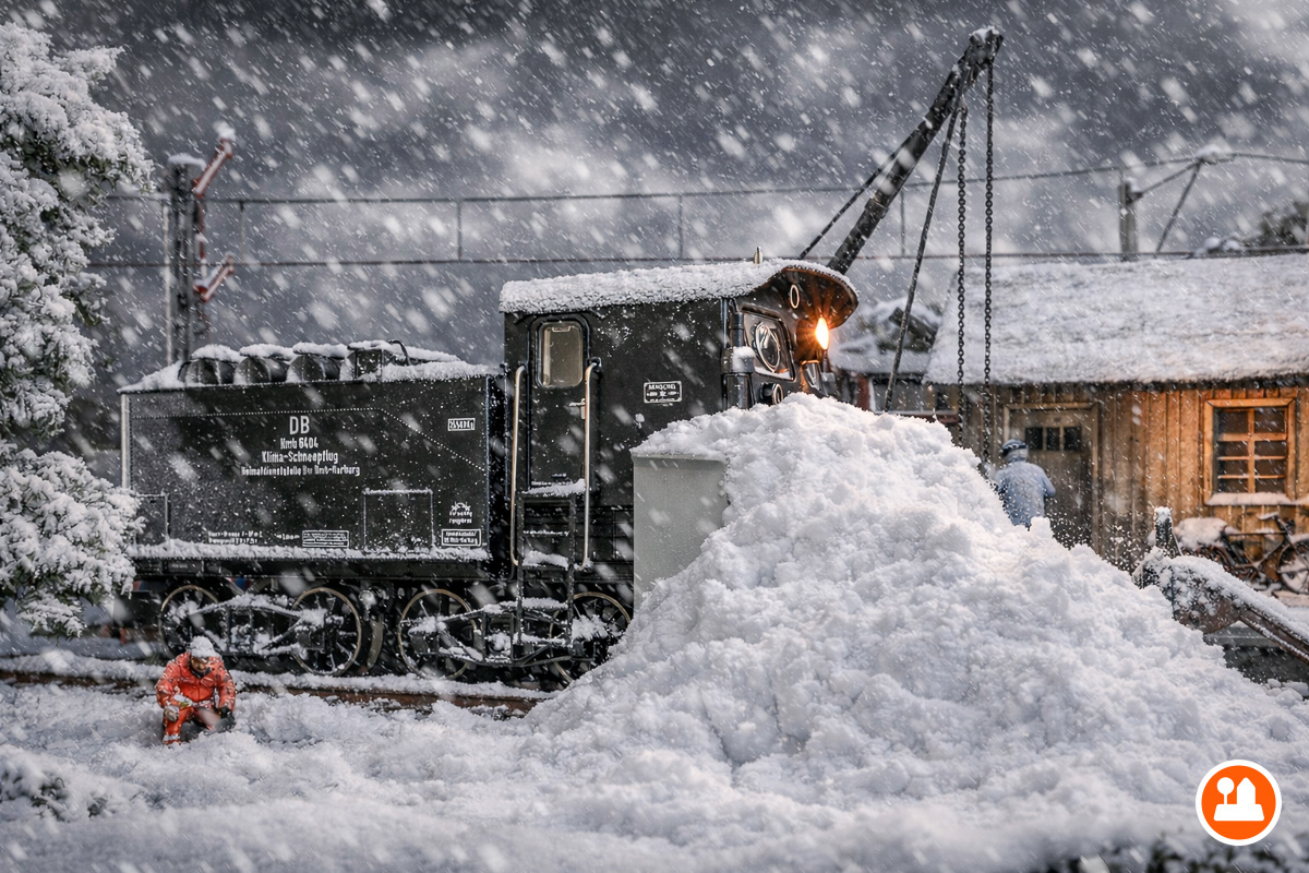 Sneeuwschuiver - Klima Type 845 - Trix 23996 (AI sneeuw)
