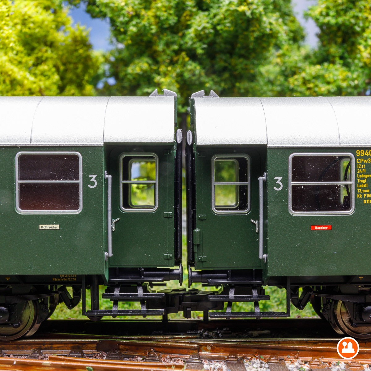 Personenwagon Umbauwagens C3yg 99 405 Au / CPw3yg 86 564 Au DB - Fleischmann 509601