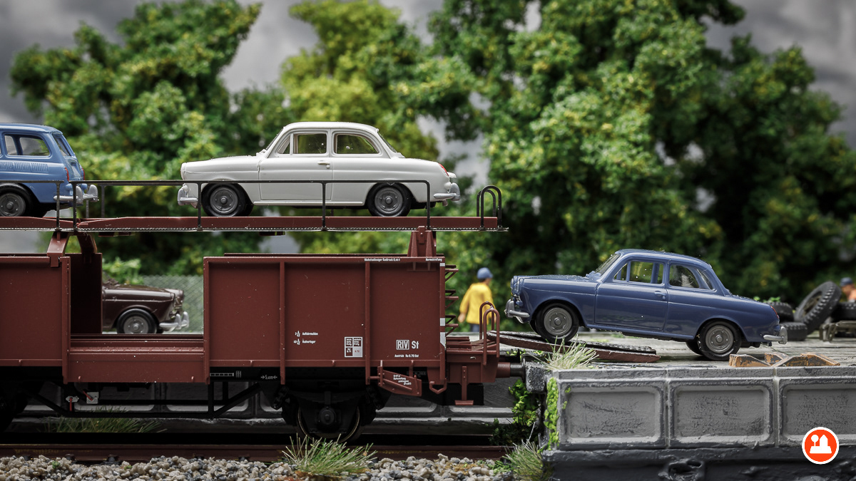 Autoverlading & Transport DB - Fleischmann 4235 en Trix 24332