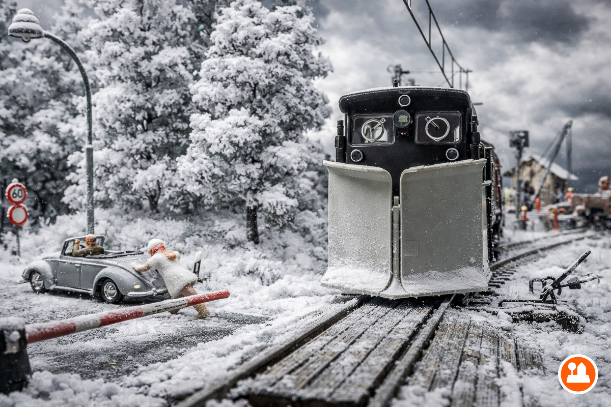 Sneeuwschuiver - Klima Type 845 - Trix 23996 (AI sneeuw)