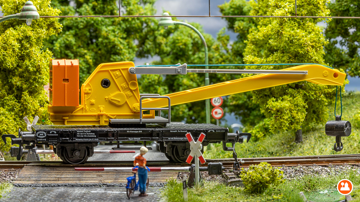 Kraanwagen 10t Eisenbau Wyhlen DB - Fleischmann 5019