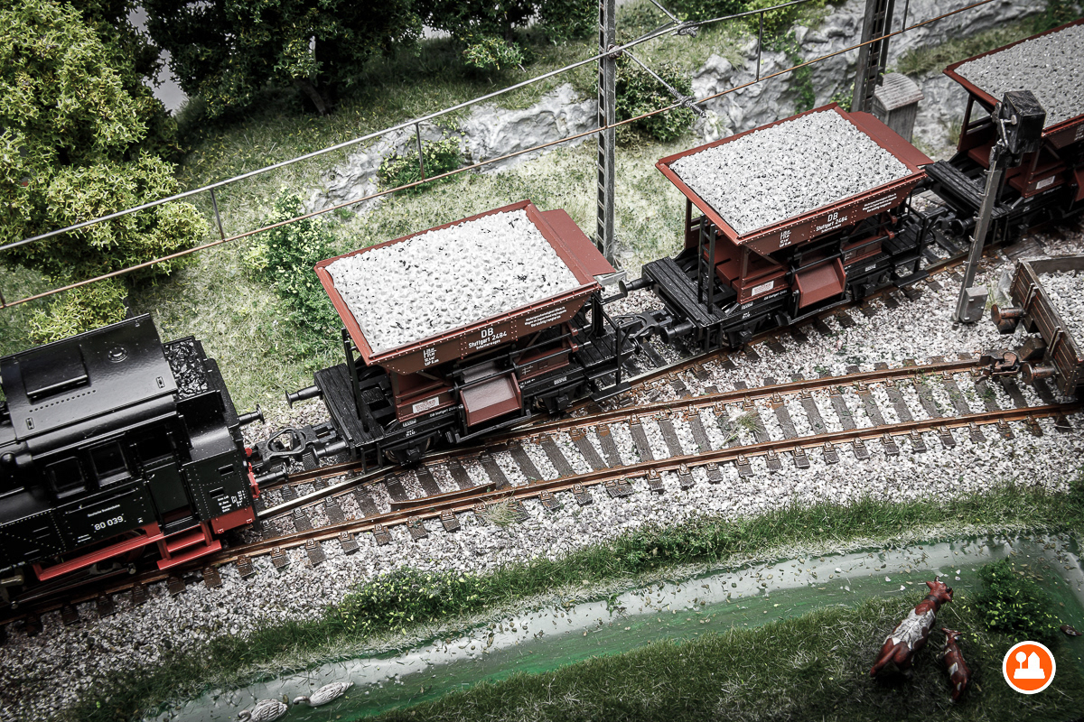 Talbot-schotterwagen Grindtransport DB - Roco 56245