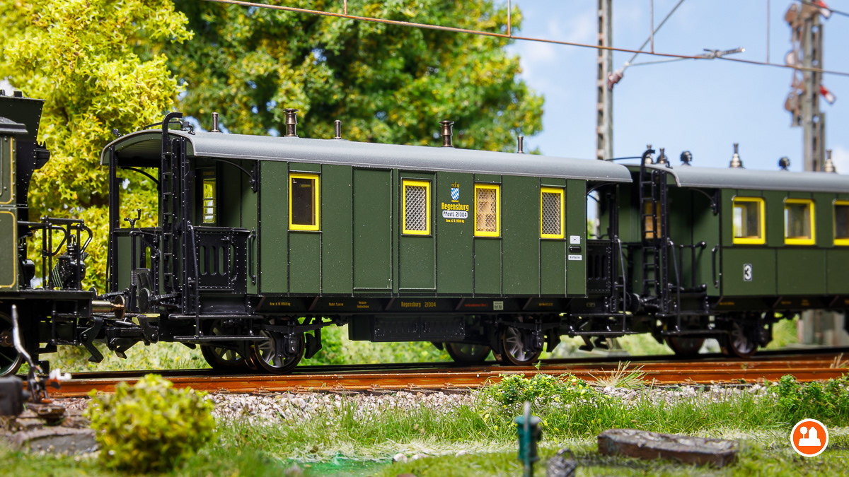 Personen- en post/bagagewagens CL/BCL K.Bay.Sts.B. - Märklin 42061/42071/42081