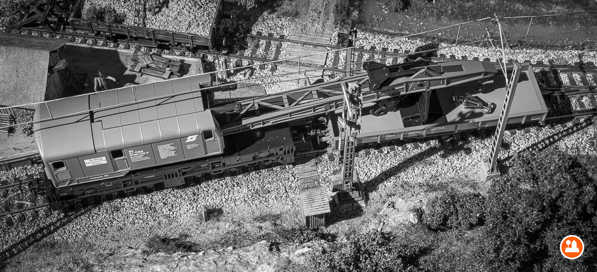 Kraanwagen 80 81 9766 042-2 ÖBB - Roco 56239