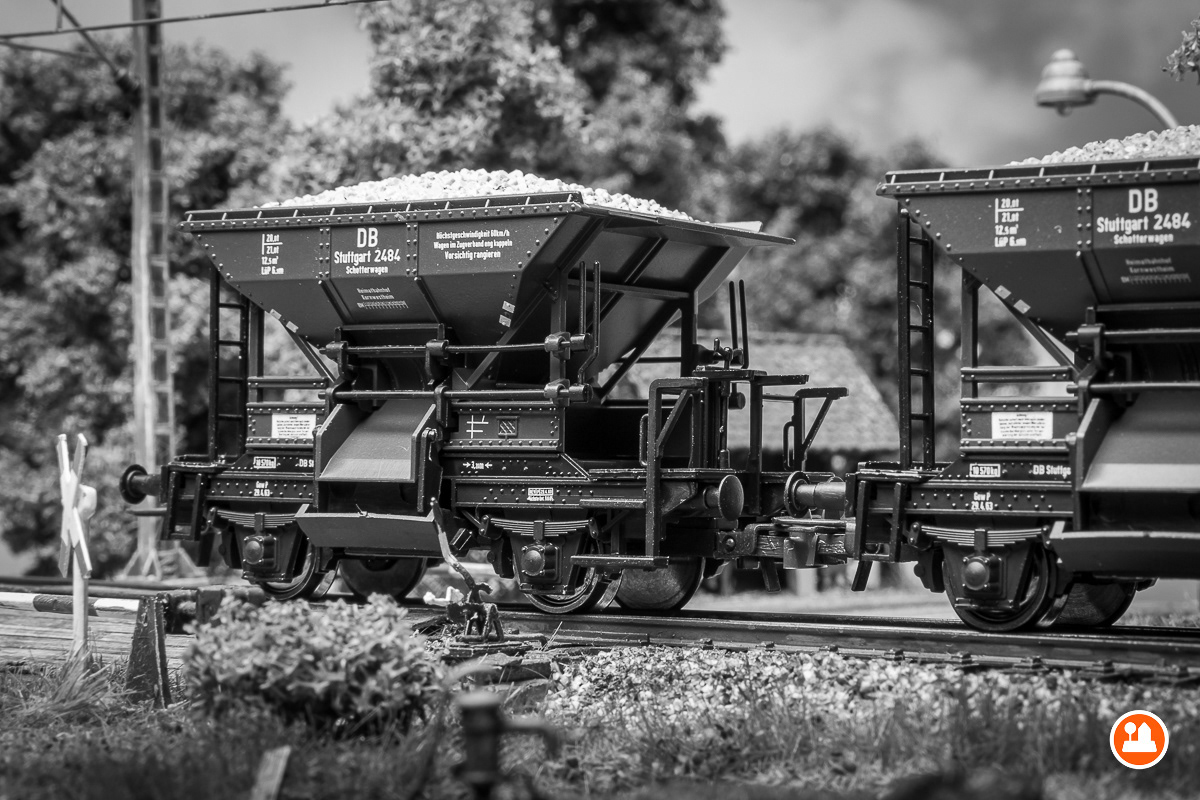 Talbot-schotterwagen Grindtransport DB - Roco 56245