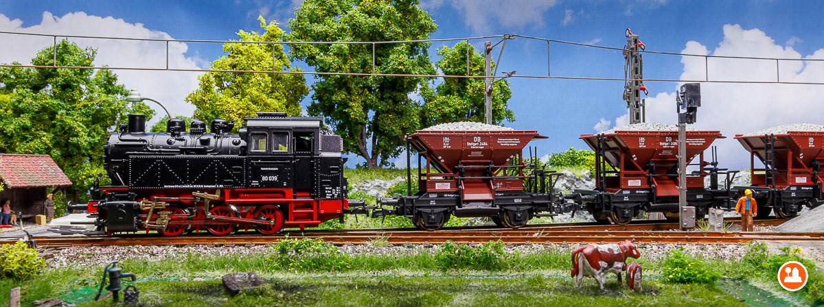 Talbot-schotterwagen Grindtransport DB - Roco 56245