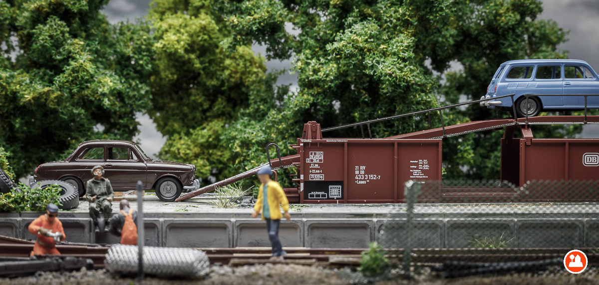 Autoverlading & Transport DB - Fleischmann 4235 en Trix 24332