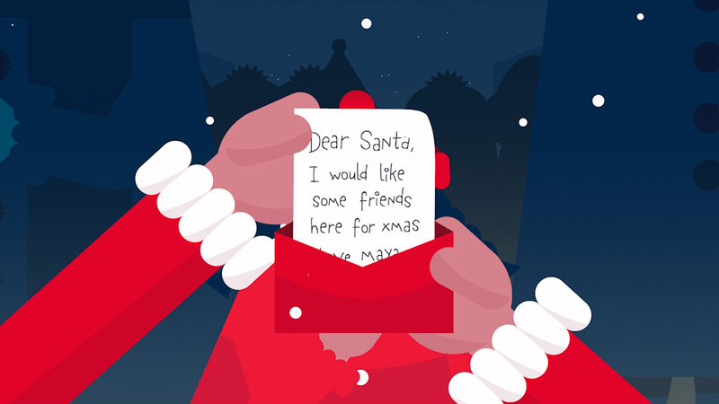 Responsible for the main character and the santa hands