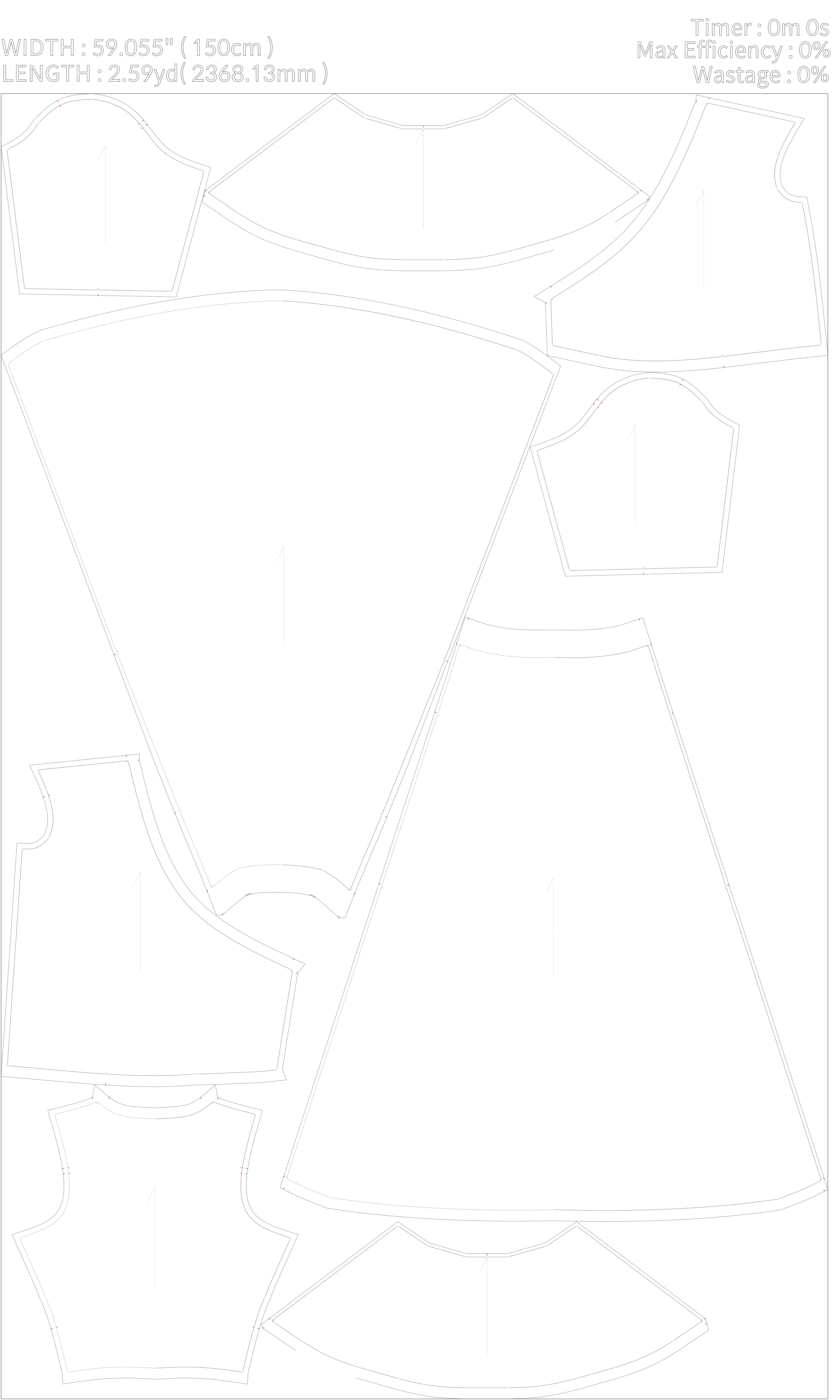 Pattern made in CLO 3D