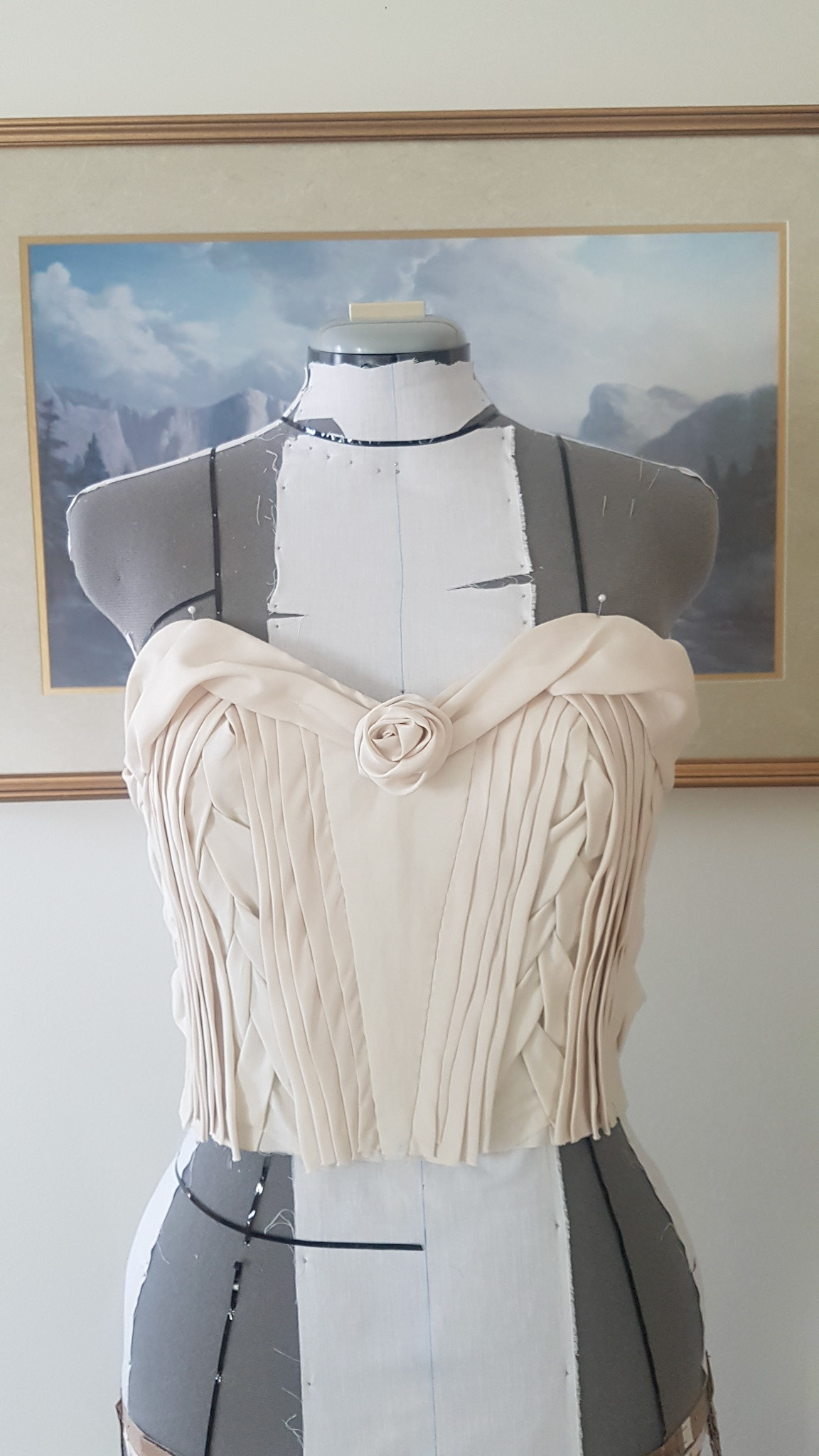 Draped original design