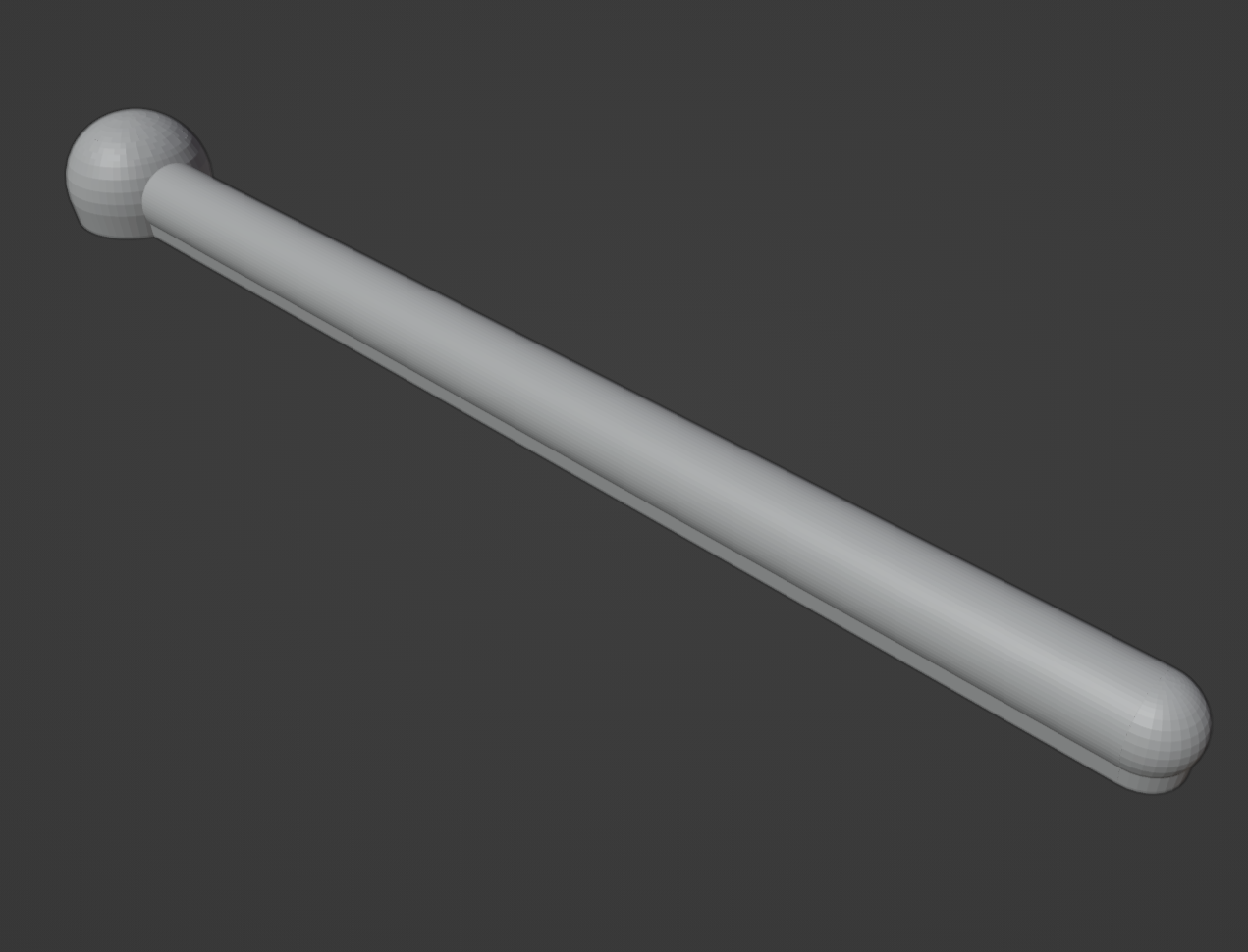 Drumstick model top view