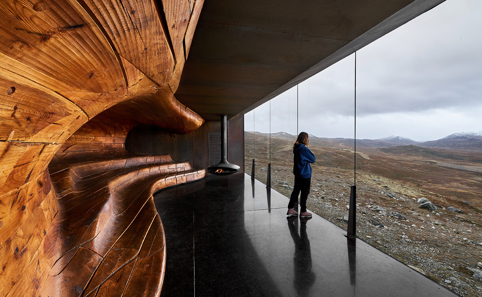 Norwegian Wild Reindeer Centre Pavilion by Snøhetta
