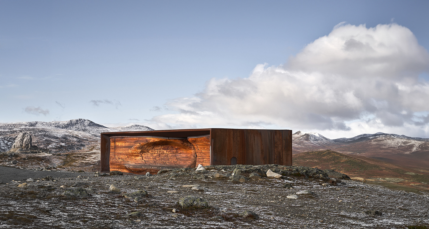 Norwegian Wild Reindeer Centre Pavilion by Snøhetta
