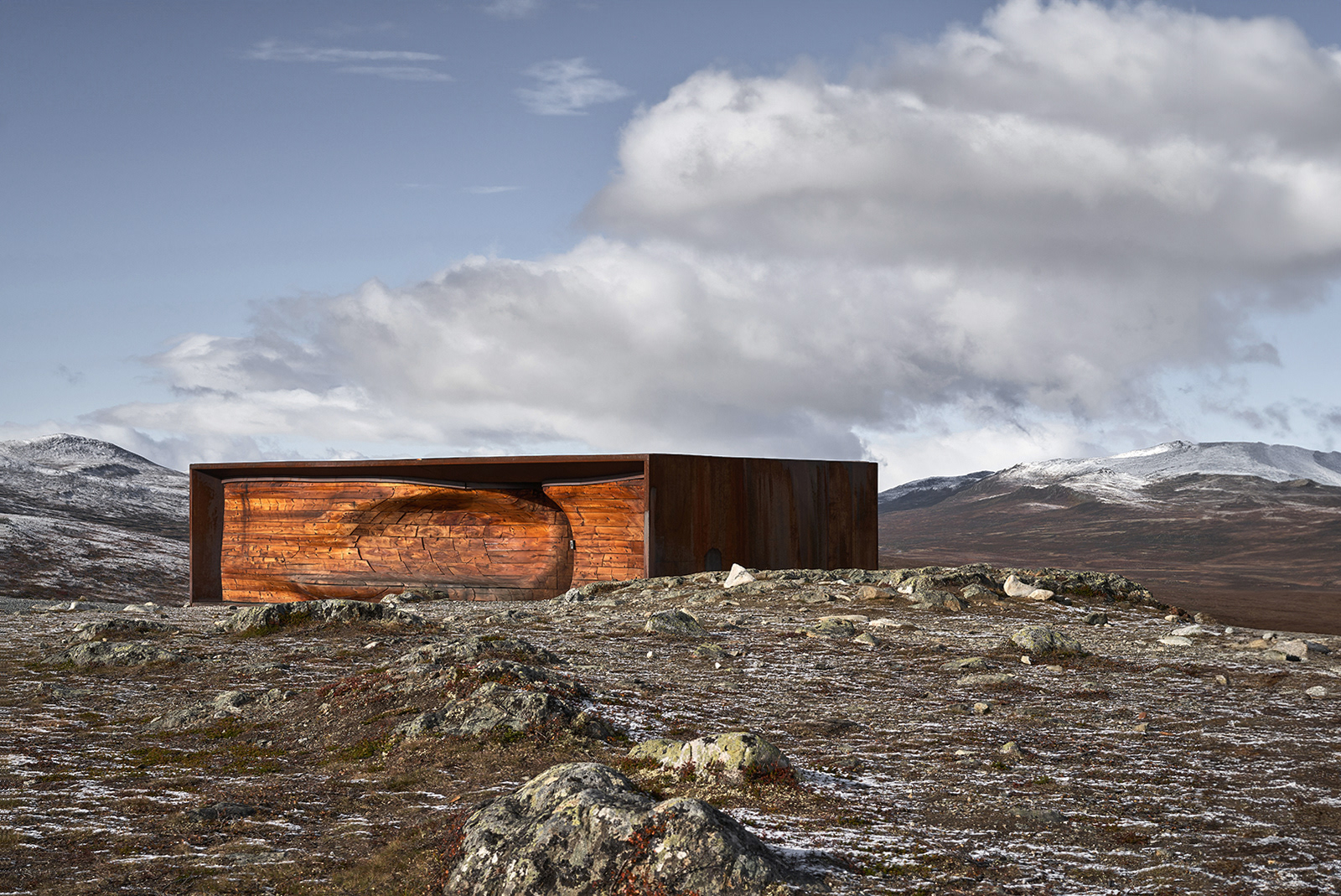 Norwegian Wild Reindeer Centre Pavilion by Snøhetta