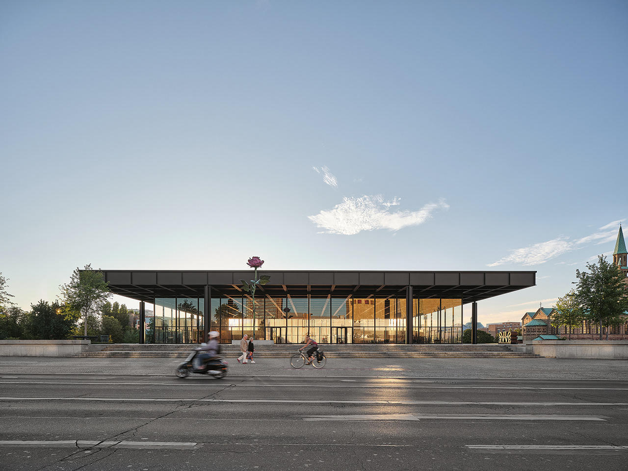 The New National Gallery in Berlin