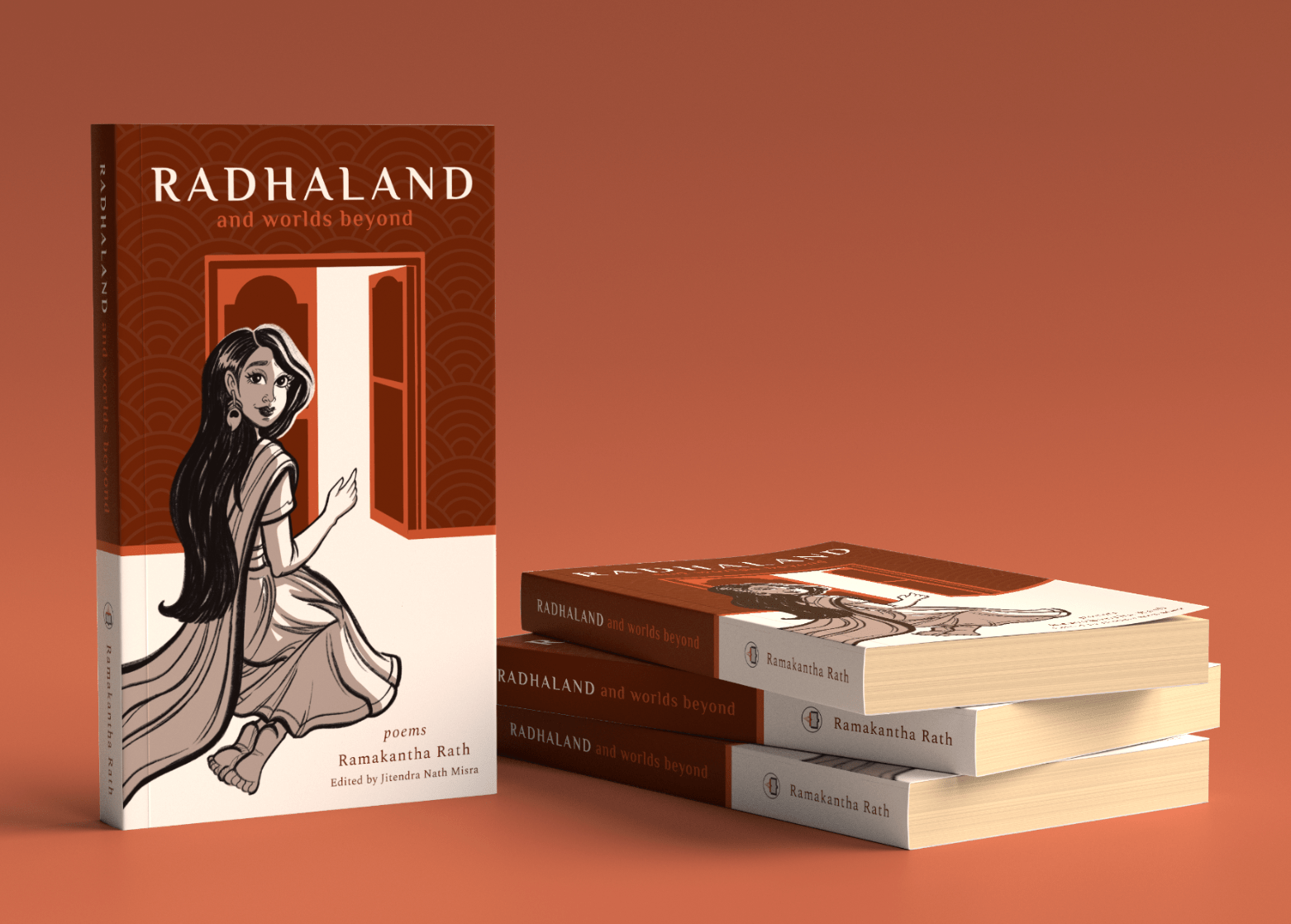 Radhaland book cover: Poetry by Ramankatha Rath