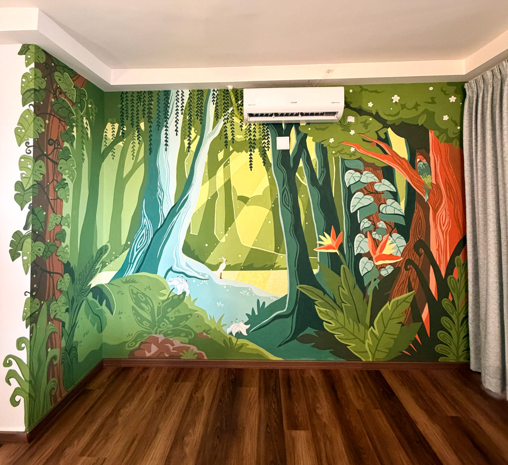 Forest Bedroom Mural