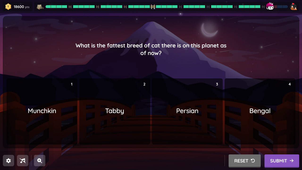 Question screen: Fuji