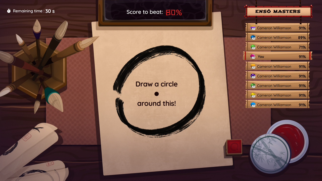 Enso Masters: Illustration & UI assets