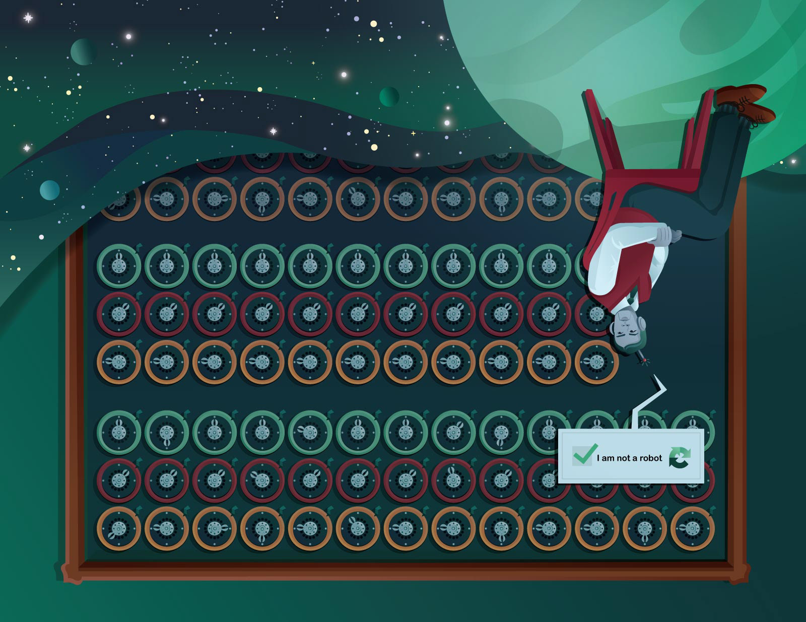 Wall B: Robot Turing