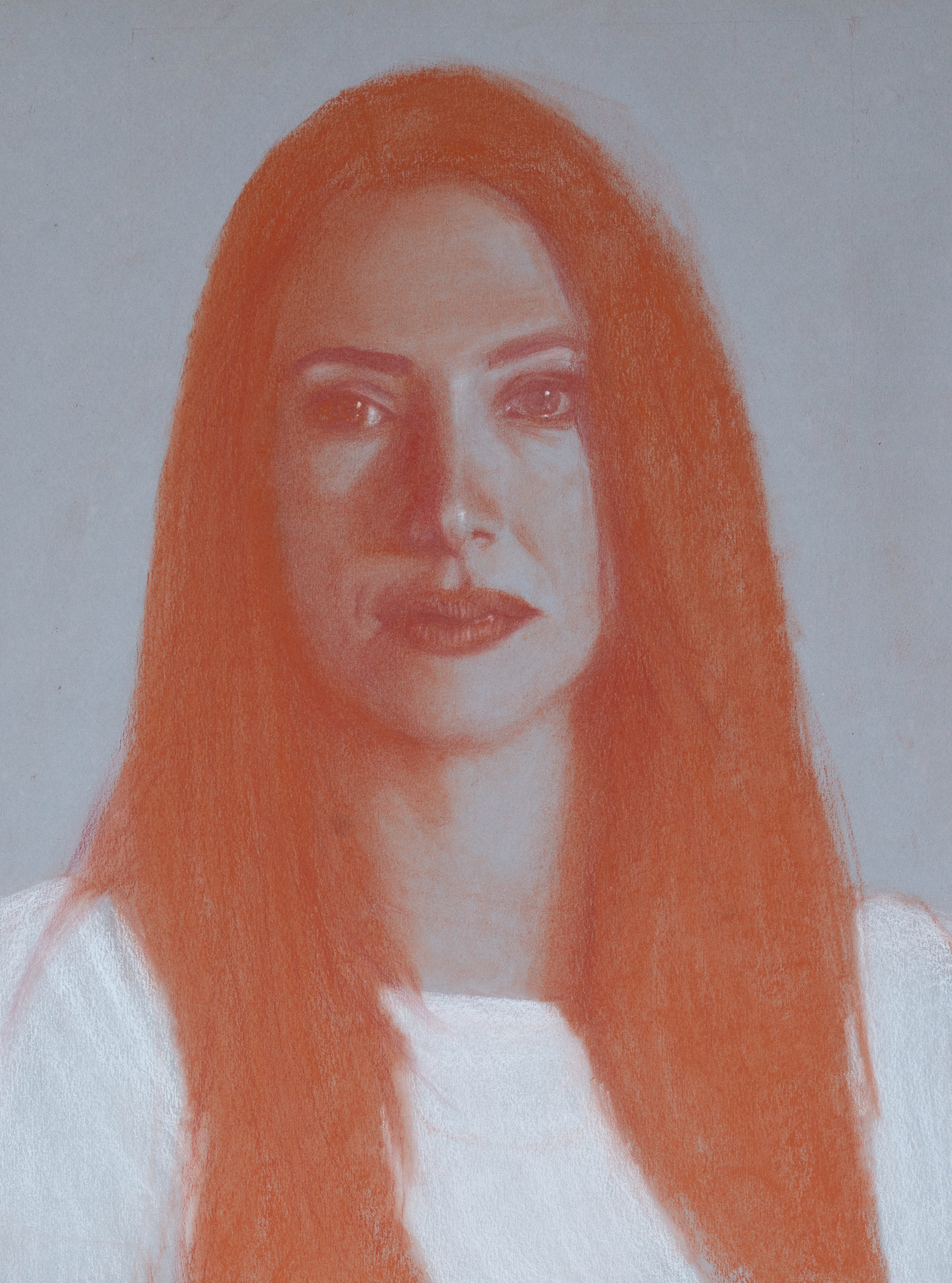 Sanguine on paper 14 x 11 "