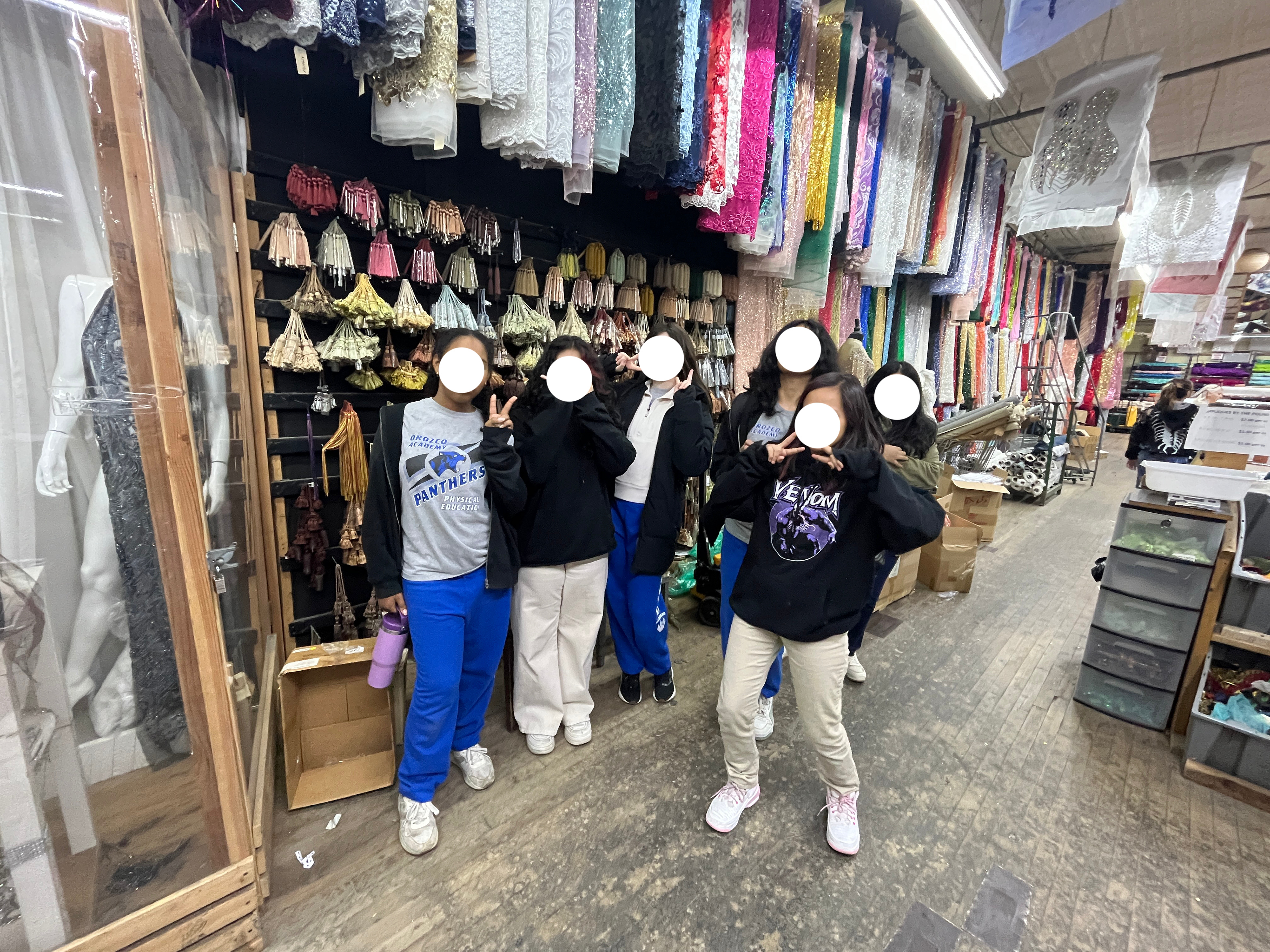 Textile Store Field Trip