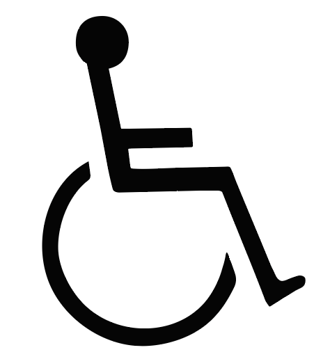 Replacement vinyl for accessibility button.